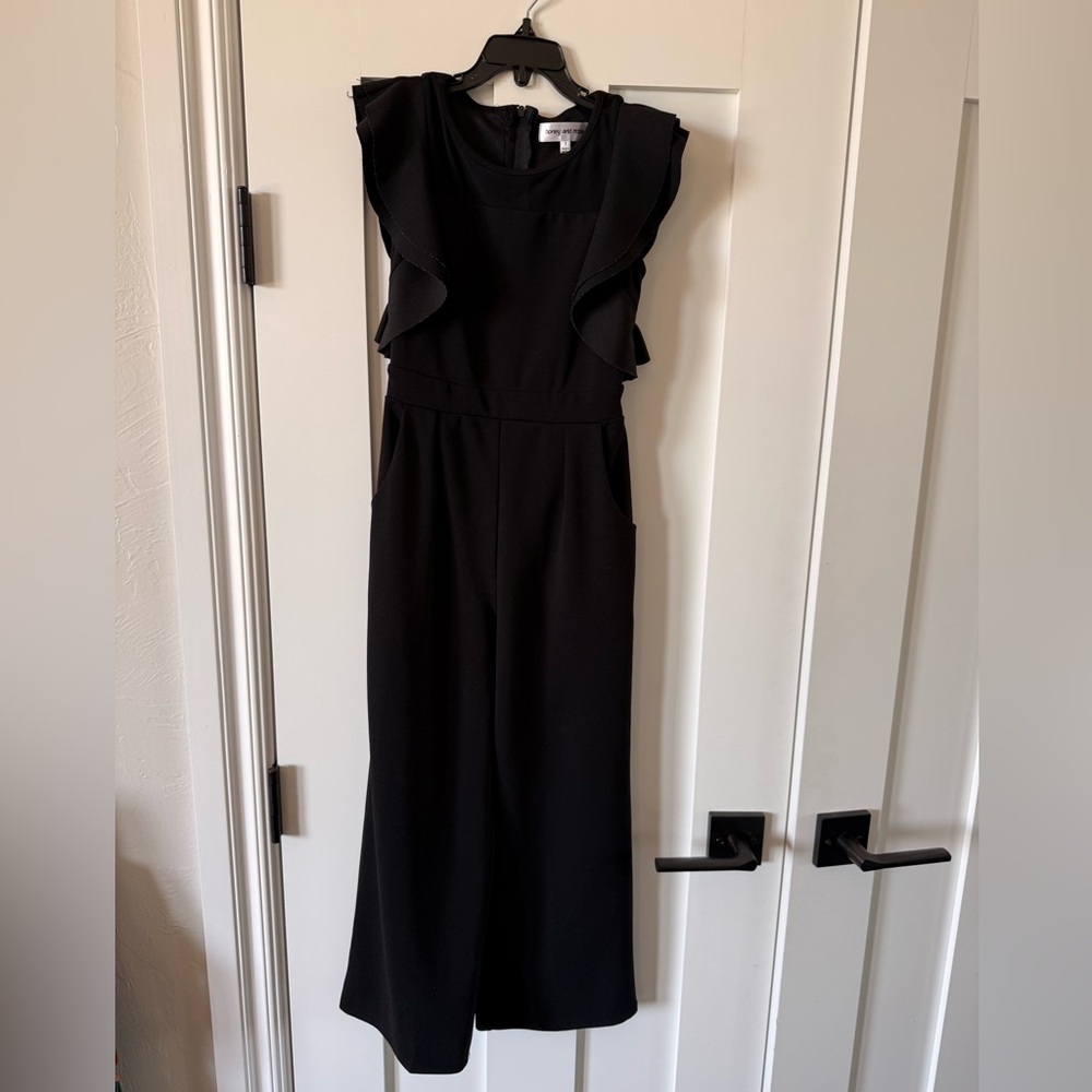 Honey and Rosie Girls Black Jumpsuit